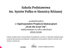 Zaświadczenie SZKOŁA - 2